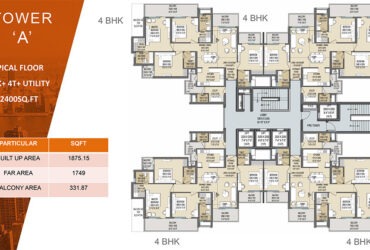 Best in Class 3 and 4 BHK Apartments in Apex Quebec