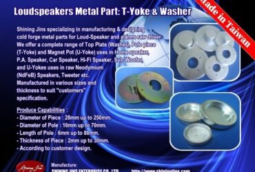 T-Yokes and Bottom plates Speaker Driver Parts