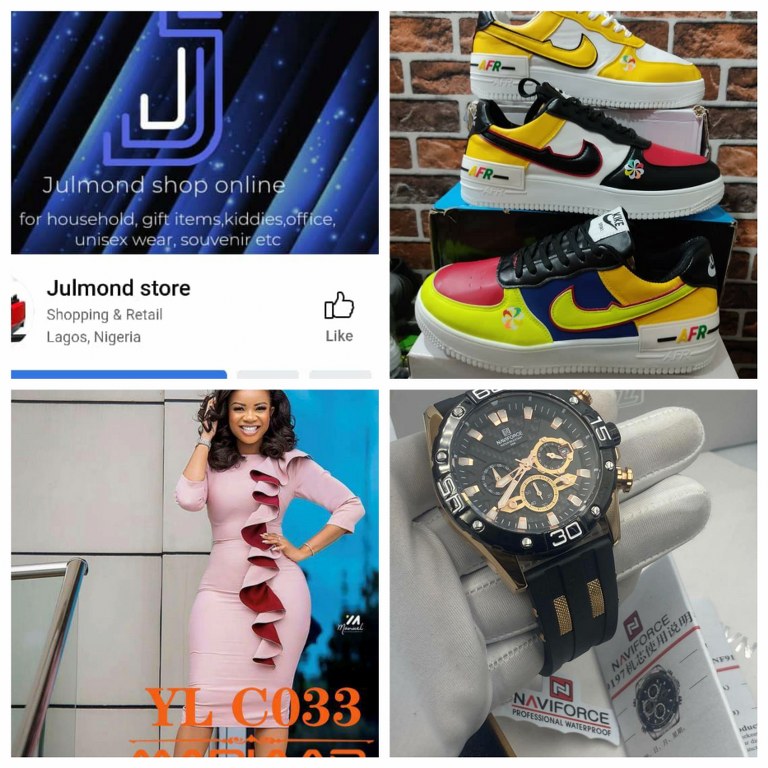 Visit & Like Our Facebook Page (Julmond Store) For Household, Gift items, Office and Unisex Wears, Souvenir and more