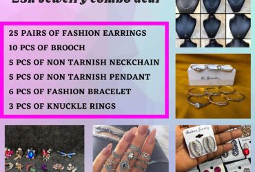 25k Jewelry Combo Deal (necklace,earrings,bracelet,rings,broch and pendant)